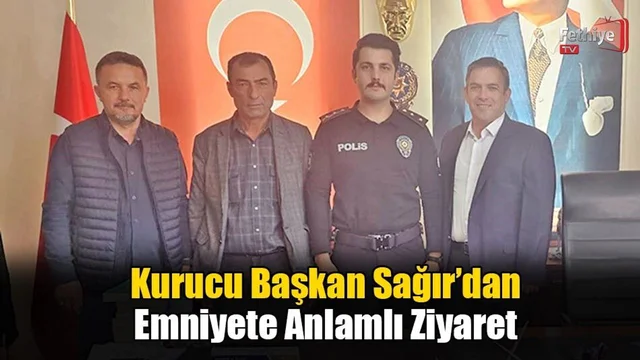 Kurucu Başkan Sağır’dan Emniyete Anlamlı Ziyaret