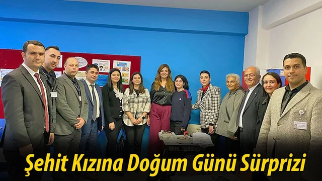 Şehit Kızına Doğum Günü Sürprizi