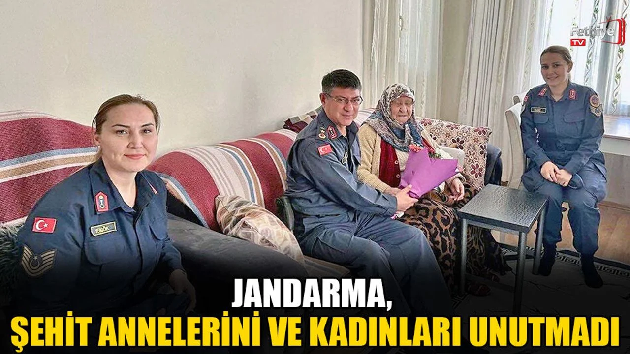 Jandarma, Şehit Annelerini Ve Kadınları Unutmadı