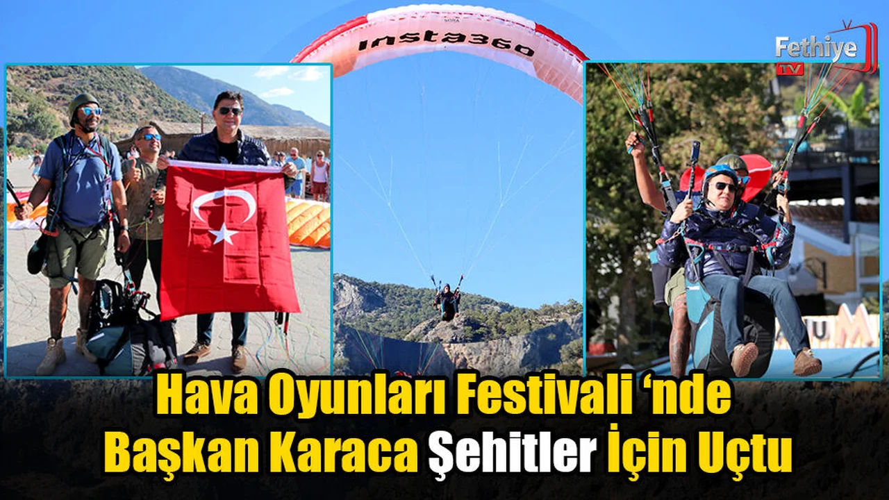 Başkan Karaca, “Beş Şehidimiz Adına Uçuşumuzu Yaptık”