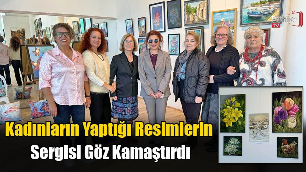 Fethiye Ressamlar Derneği’nin Sergisi 3 Gün Açık Kalacak