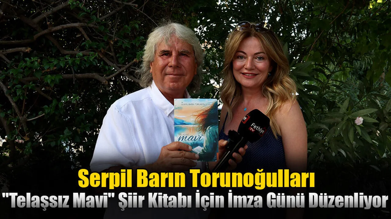 Serpil Barın Torunoğulları "Telaşsız Mavi" Şiir Kitabı İçin İmza Günü Düzenliyor