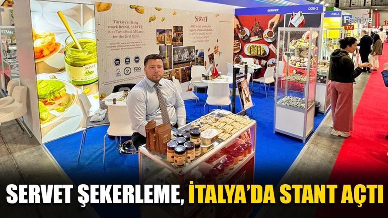 Servet Şekerleme, İtalya’da Stant Açtı