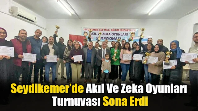 Seydikemer’de Akıl Ve Zeka Oyunları Turnuvası Gerçekleşti