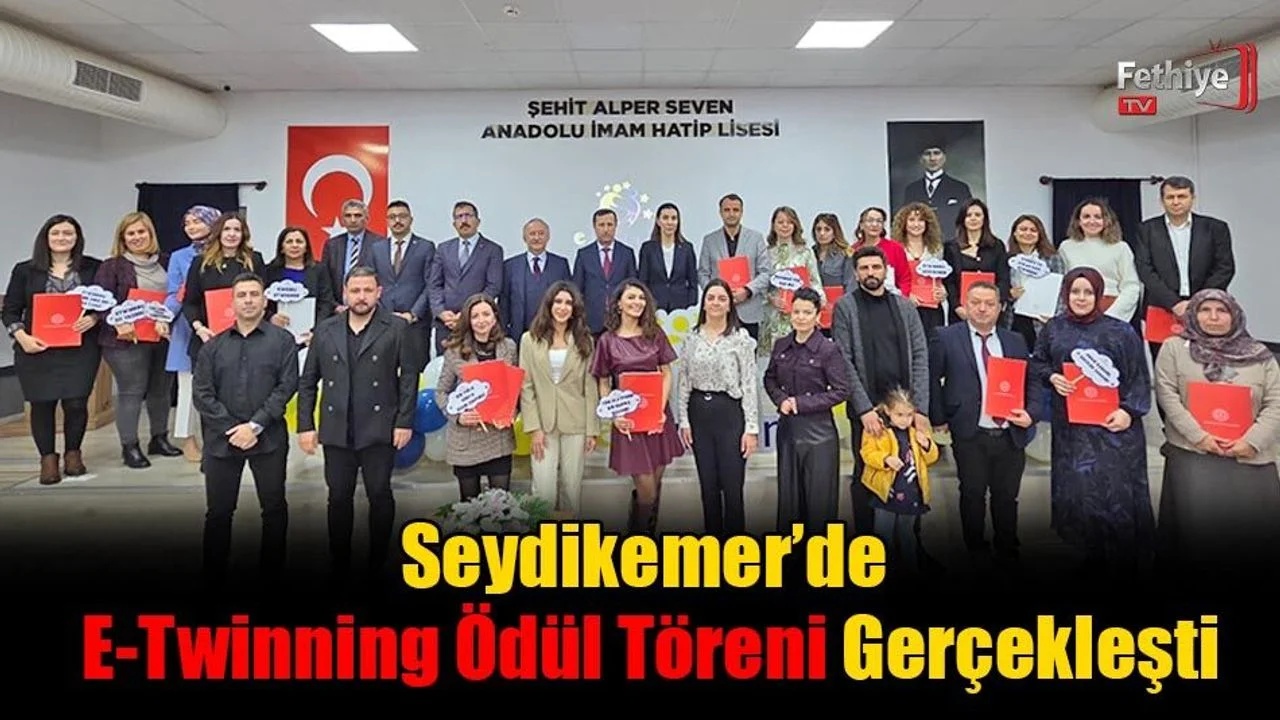 Seydikemer’de E-Twinning Ödül Töreni Gerçekleşti