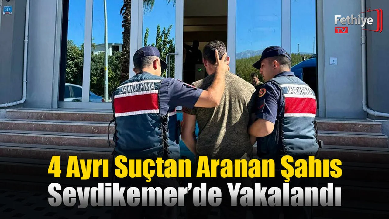 4 Ayrı Suçtan Aranan Şahıs Seydikemer'de Yakalandı