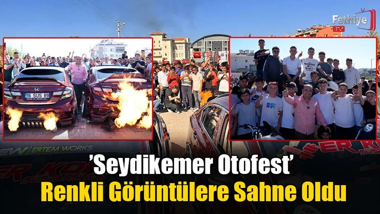 ’Seydikemer Otofest’ Renkli Görüntülere Sahne Oldu