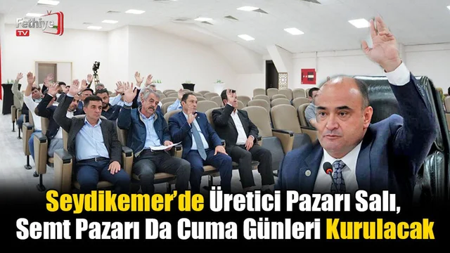 Seydikemer’de Pazar Esnafı Rahat Edecek