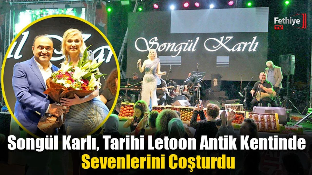 Songül Karlı, Tarihi Letoon Antik Kentinde Sevenlerini Coşturdu