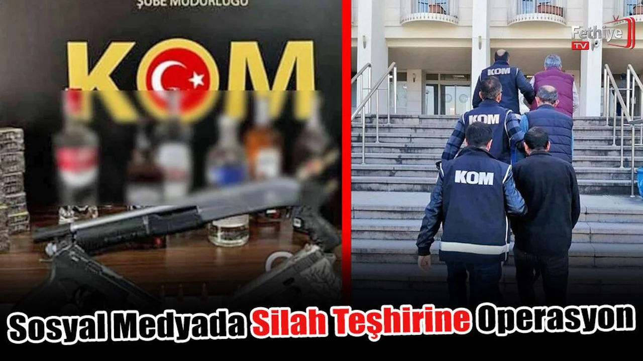 Sosyal Medyada Silah Teşhirine Operasyon