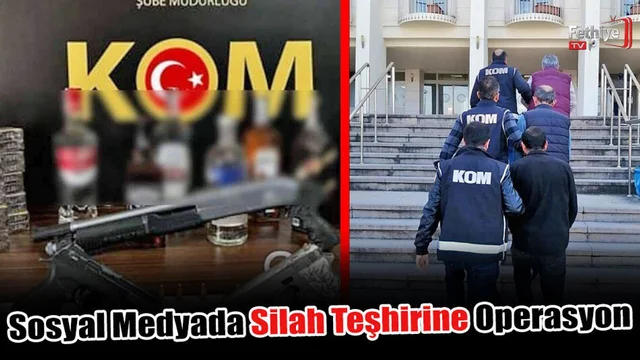 Sosyal Medyada Silah Teşhirine Operasyon