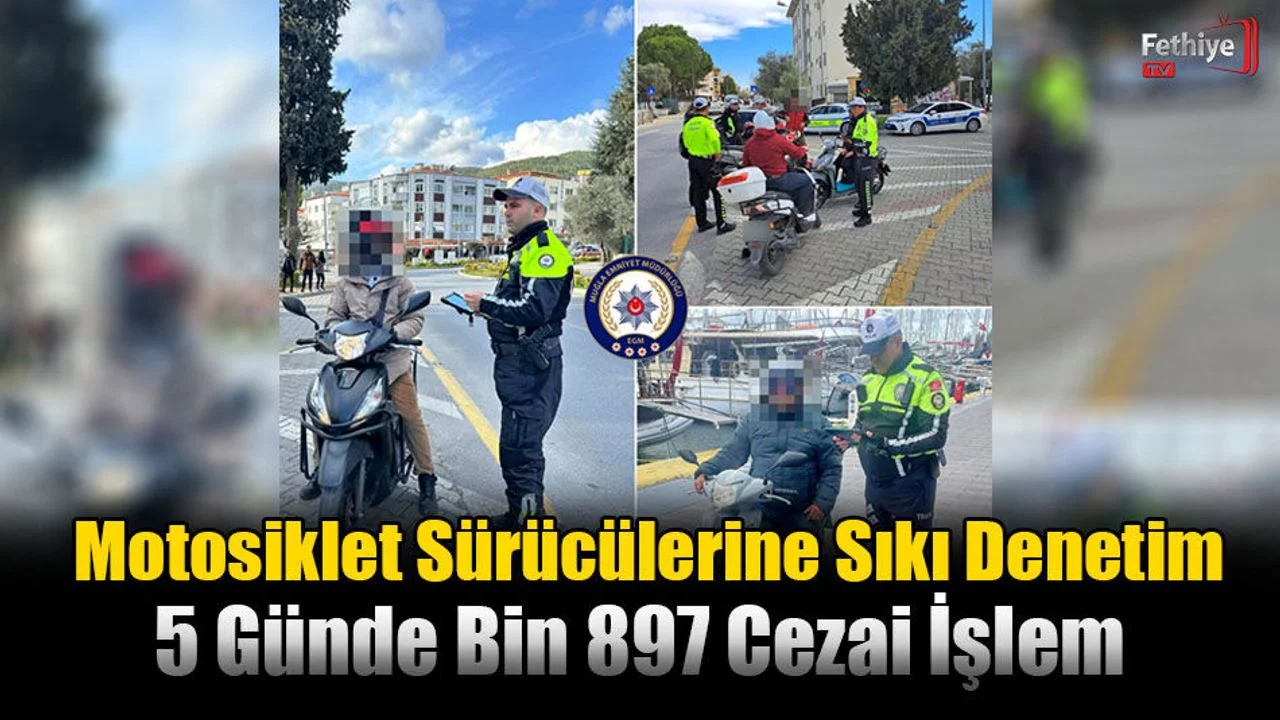Motosiklet Sürücülerine Sıkı Denetim