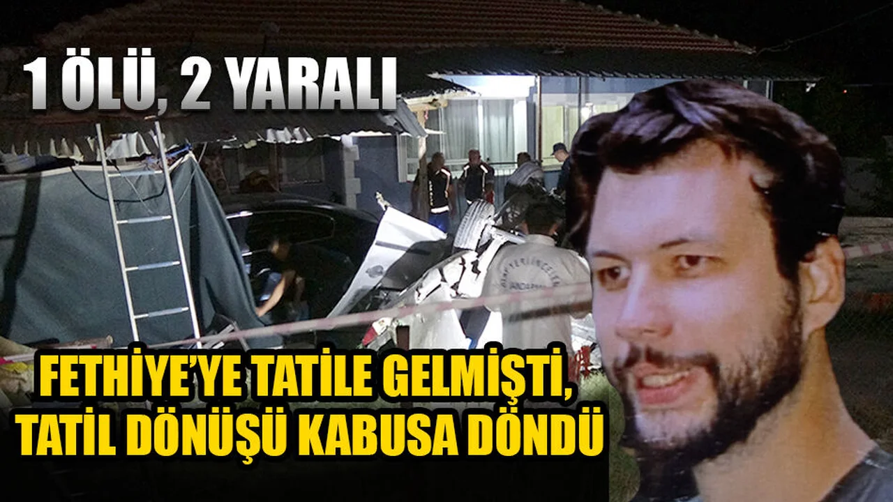 Arabadan Çatıya Fırlayan Genç Adam Hayatını Kaybetti