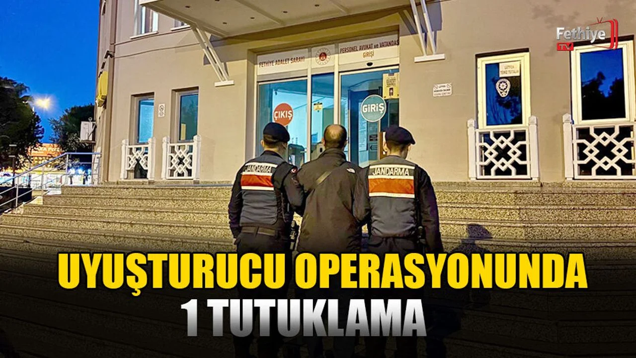 Uyuşturucu Operasyonunda 1 Tutuklama