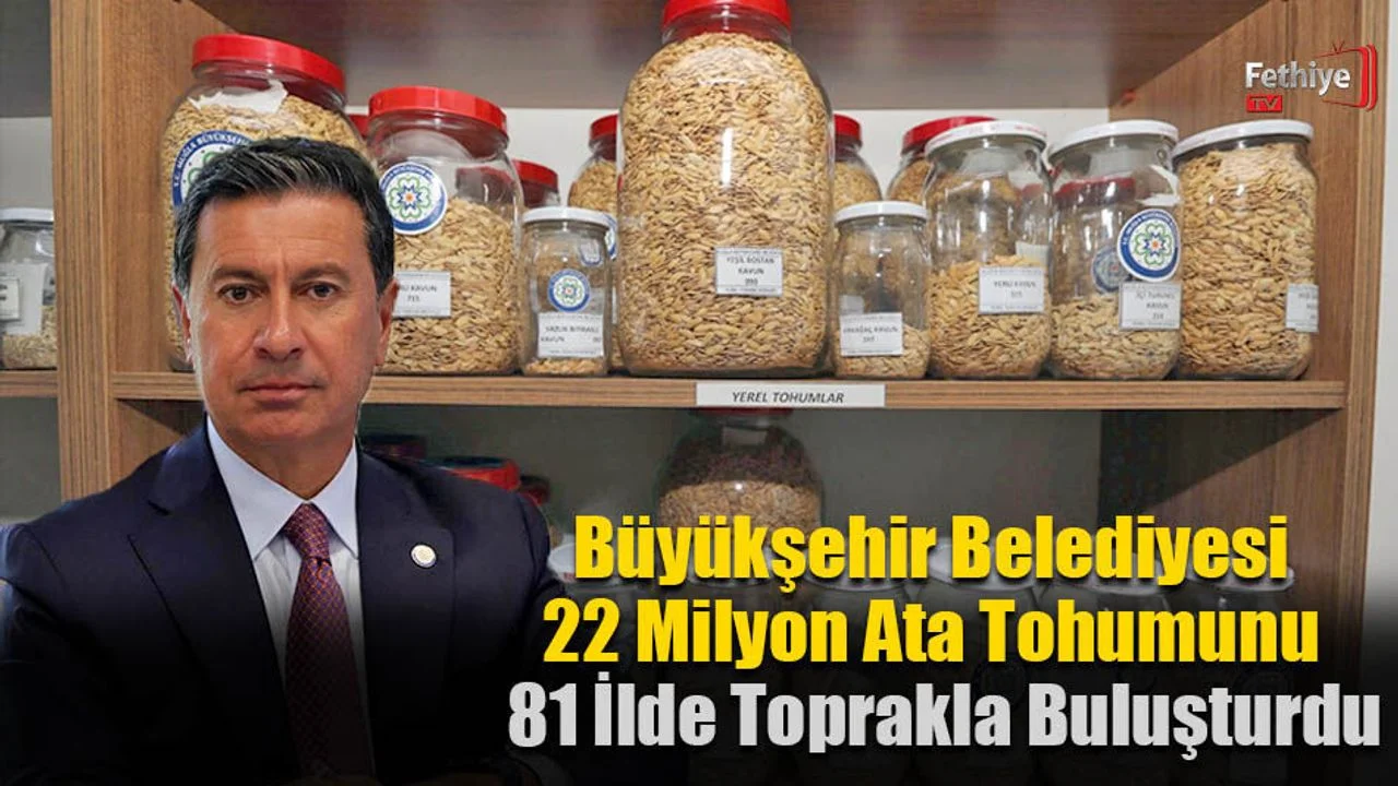 Büyükşehir 22 Milyon Yerel Tohumu Toprakla Buluşturdu