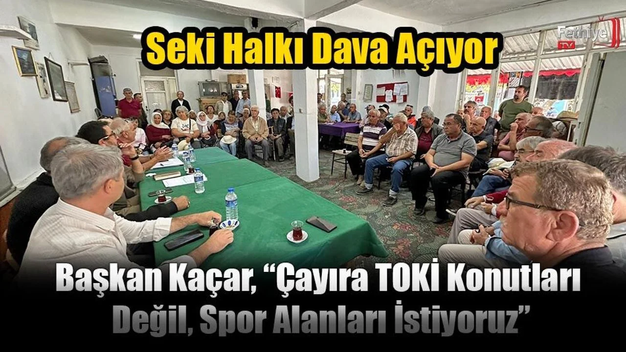 Seki Halkı Dava Açıyor
