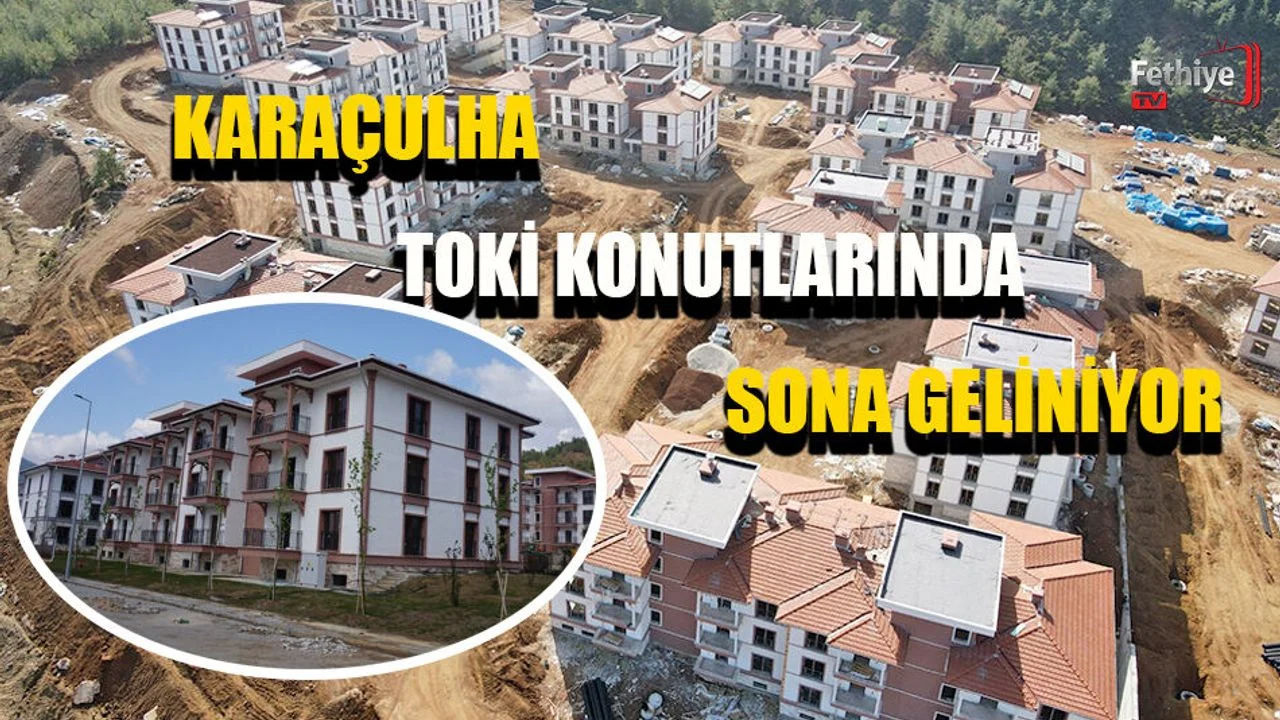 Karaçulha TOKİ Konutlarında Sona Geliniyor