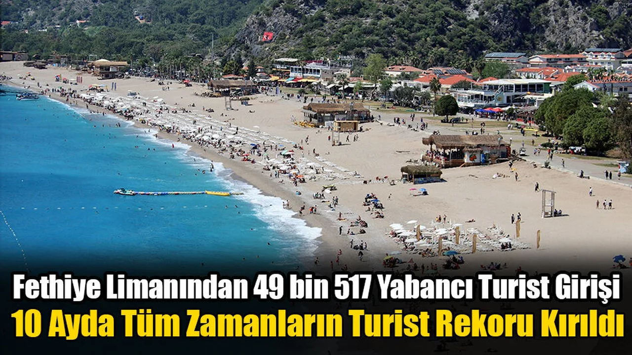 10 Ayda Tüm Zamanların Turist Rekoru Kırıldı