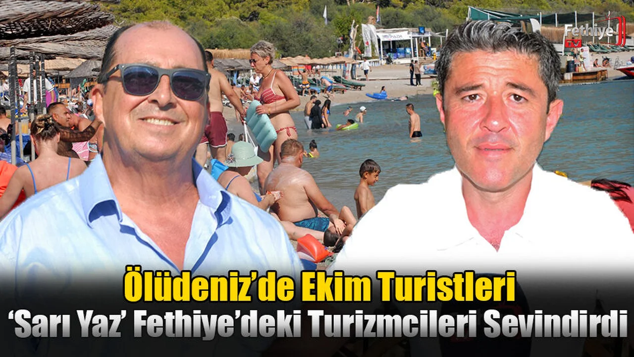 Ölüdeniz’de Ekim Turistleri