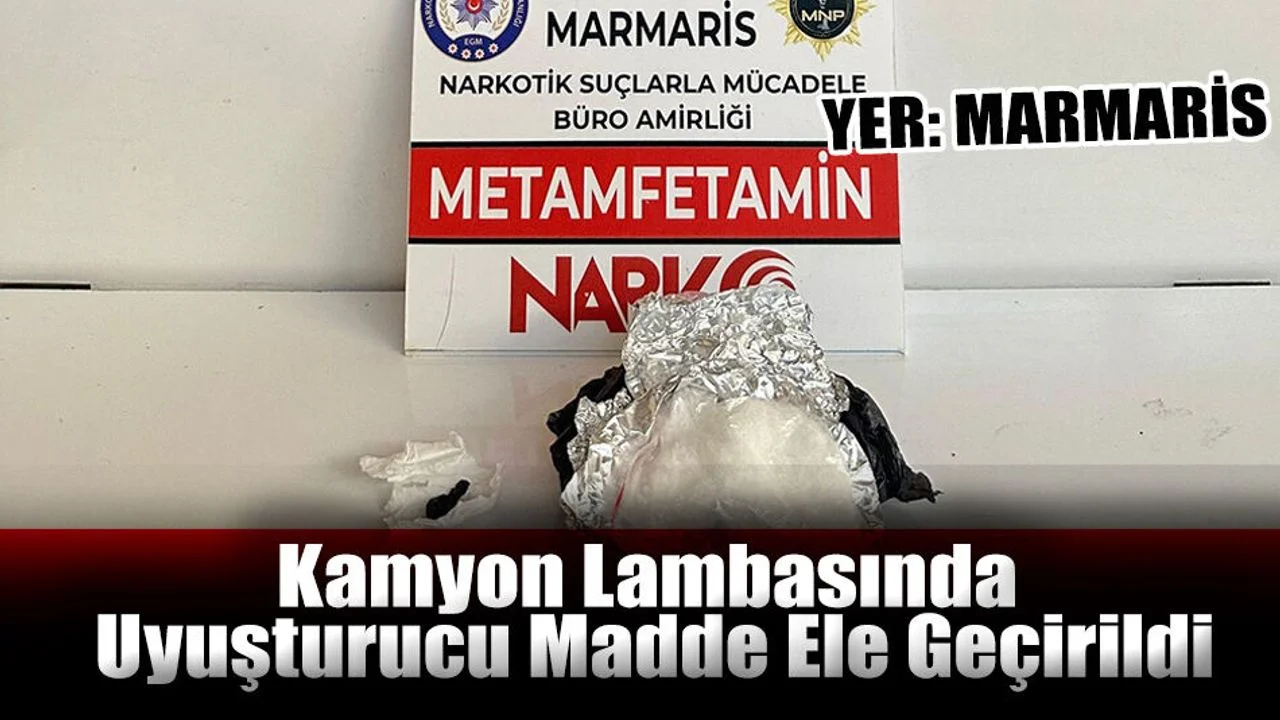 Kamyon Stop Lambasında Uyuşturucu Madde Çıktı