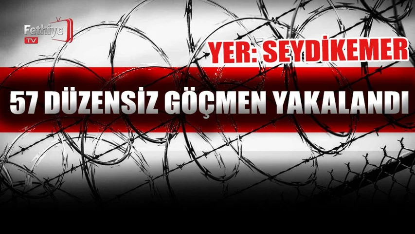 Seydikemer'de 57 Düzensiz Göçmen Yakalandı