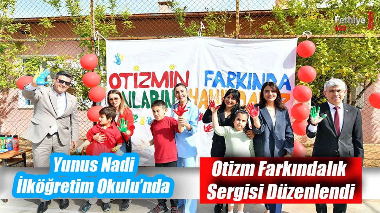 Yunus Nadi İlköğretim Okulu’nda Otizm Farkındalık Sergisi Düzenlendi