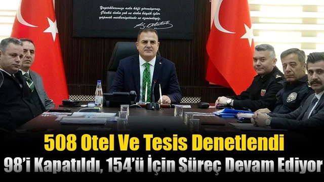 Muğla’da 508 Otel Ve Tesis Denetlendi