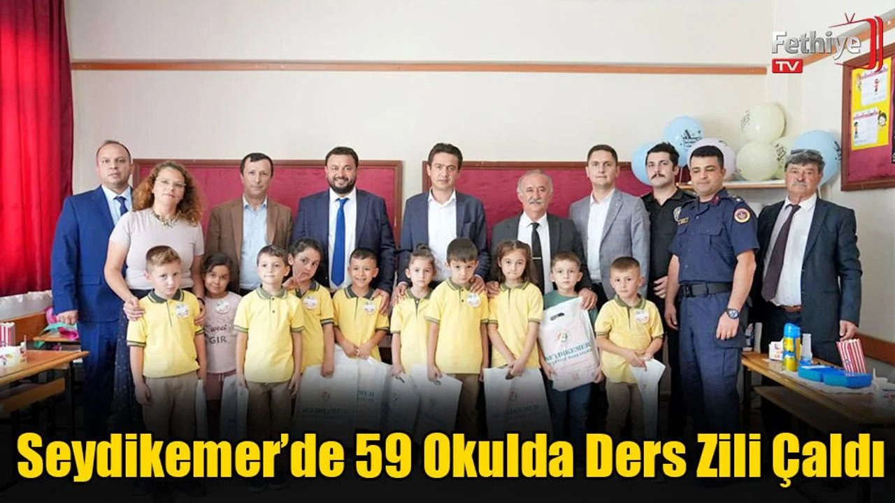 Seydikemer’de 59 Okulda Ders Zili Çaldı
