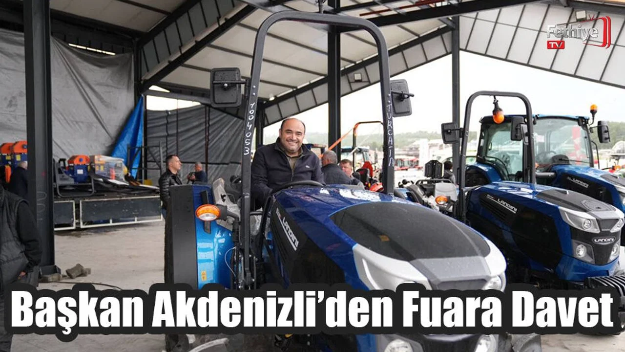 Başkan Akdenizli’den Fuara Davet