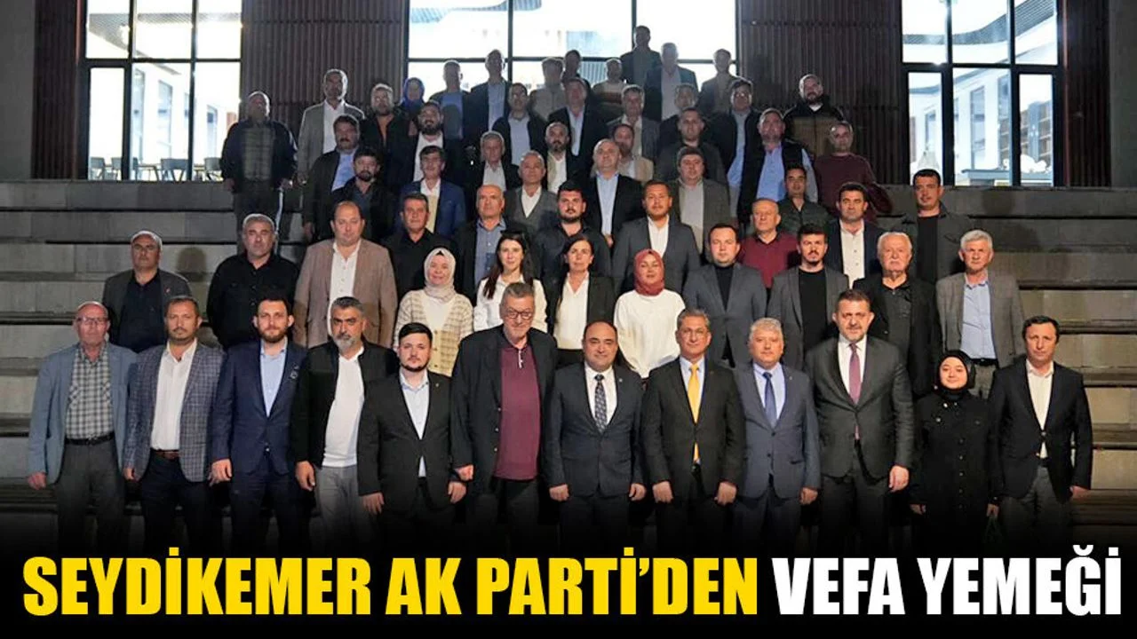 Seydikemer AK Parti’den Vefa Yemeği