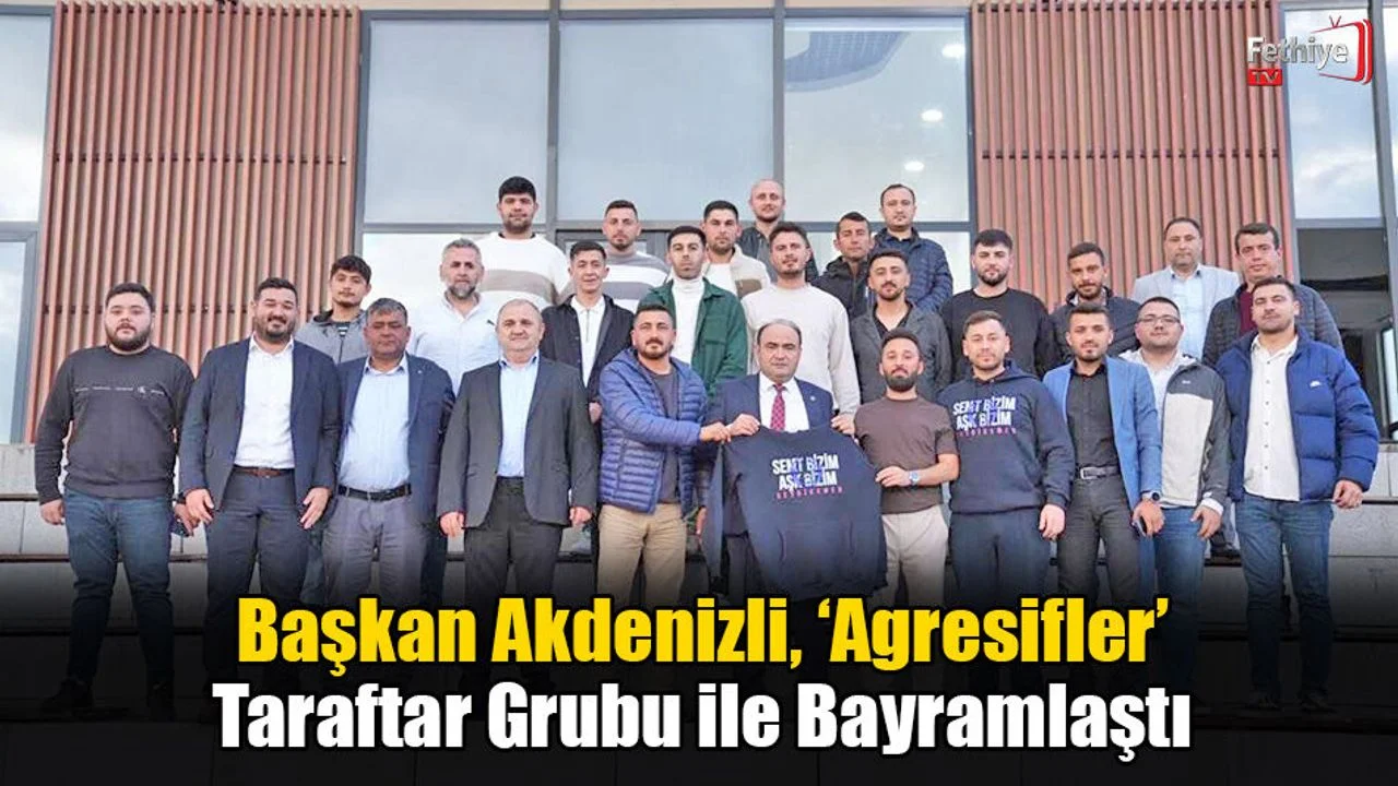 Başkan Akdenizli, Agresifler Taraftar Grubu ile Bayramlaştı
