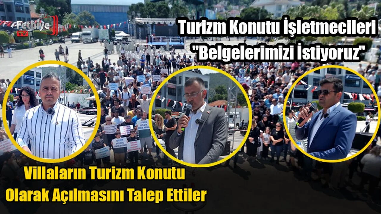 Villaların Turizm Konutu Olarak Açılmasını Talep Ettiler
