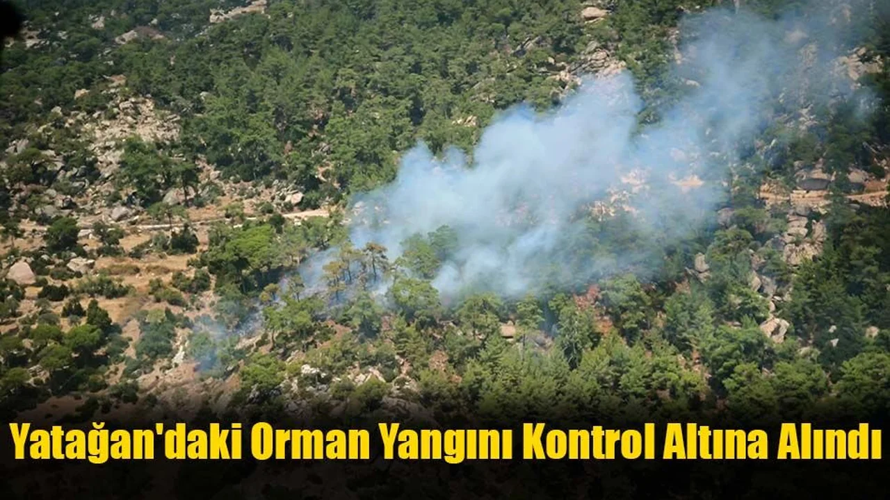 Yatağan'daki Orman Yangını Kontrol Altına Alındı