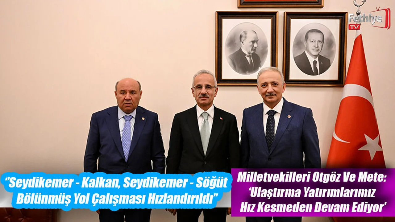 Milletvekili Otgöz: ''Karabel Tüneli İnşaatının Hızlandırılması Değerlendirildi''