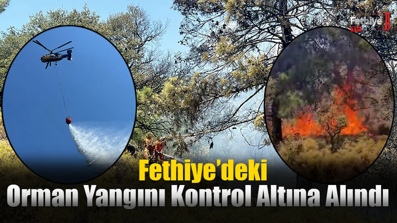 Fethiye'deki Orman Yangını Kontrol Altına Alındı