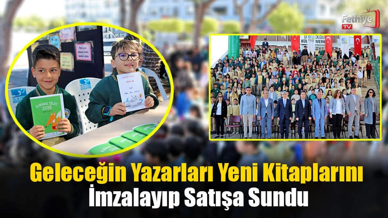 Fethiye'de Minik Kalemler İmza Günü Düzenlendi