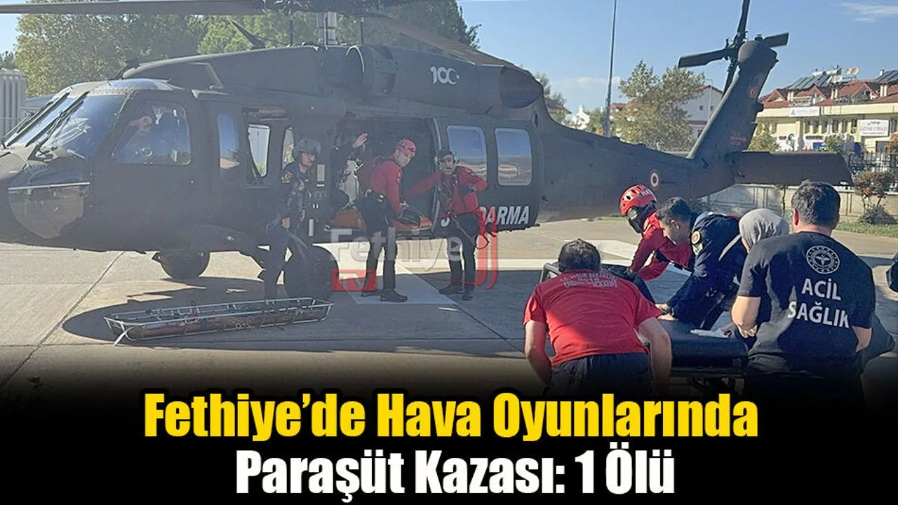 Ölüdeniz'de Paraşüt Kazası : 1 Ölü