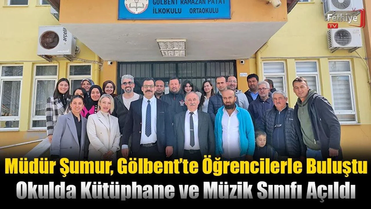 Müdür Şumur, Gölbent’te Öğrencilerle Buluştu