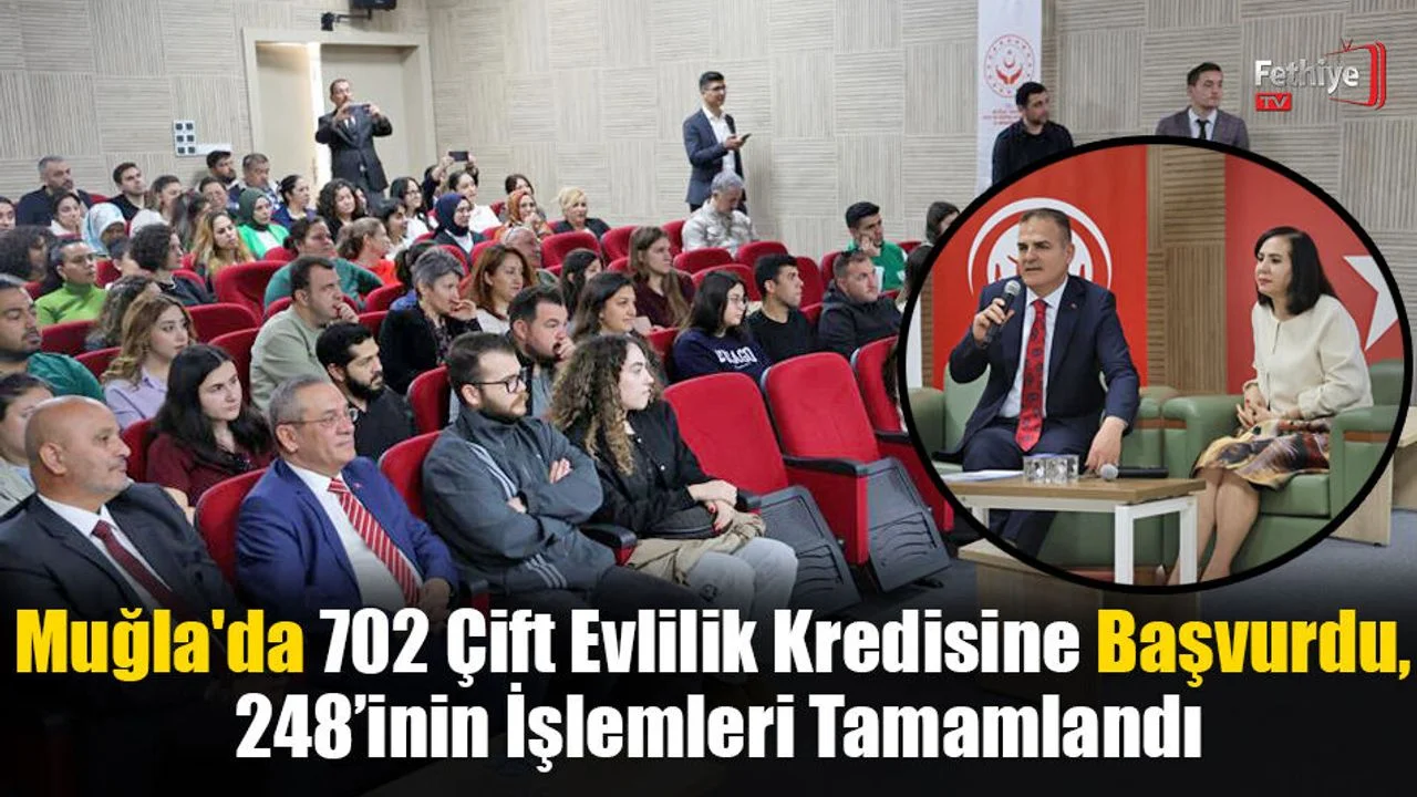 Muğla'da 702 Çift Evlilik Kredisine Başvurdu, 248’inin İşlemleri Tamamlandı