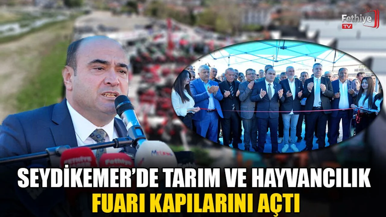 Seydikemer'de Tarım Fuarına Yoğun İlgi