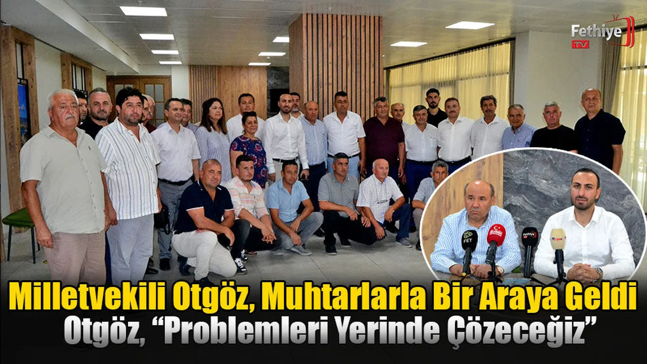 Milletvekili Otgöz, Muhtarlarla Bir Araya Geldi