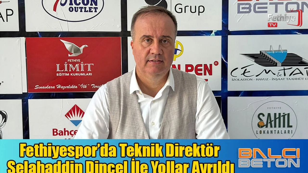 Fethiyespor’da Teknik Direktör Selahaddin Dinçel İle Yollar Ayrıldı