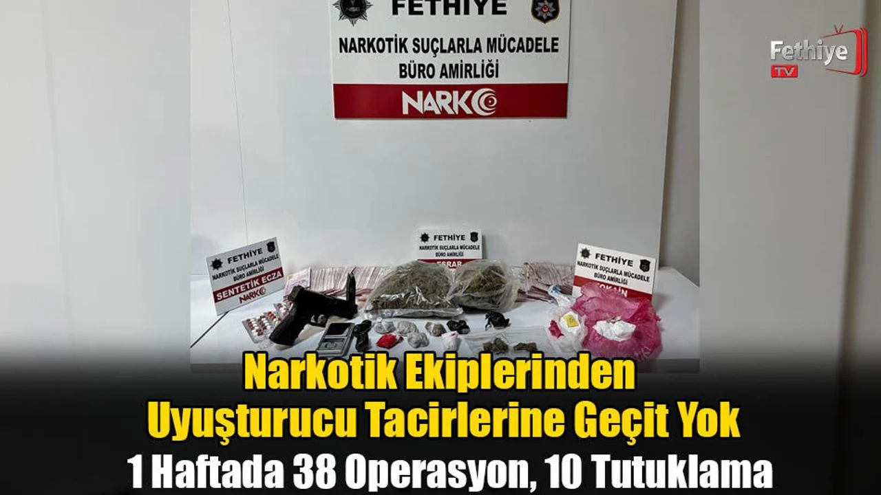 Narkotik Ekiplerinden Uyuşturucu Tacirlerine Geçit Yok