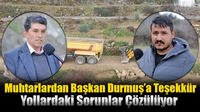 Muhtarlardan Başkan Durmuş’a Teşekkür