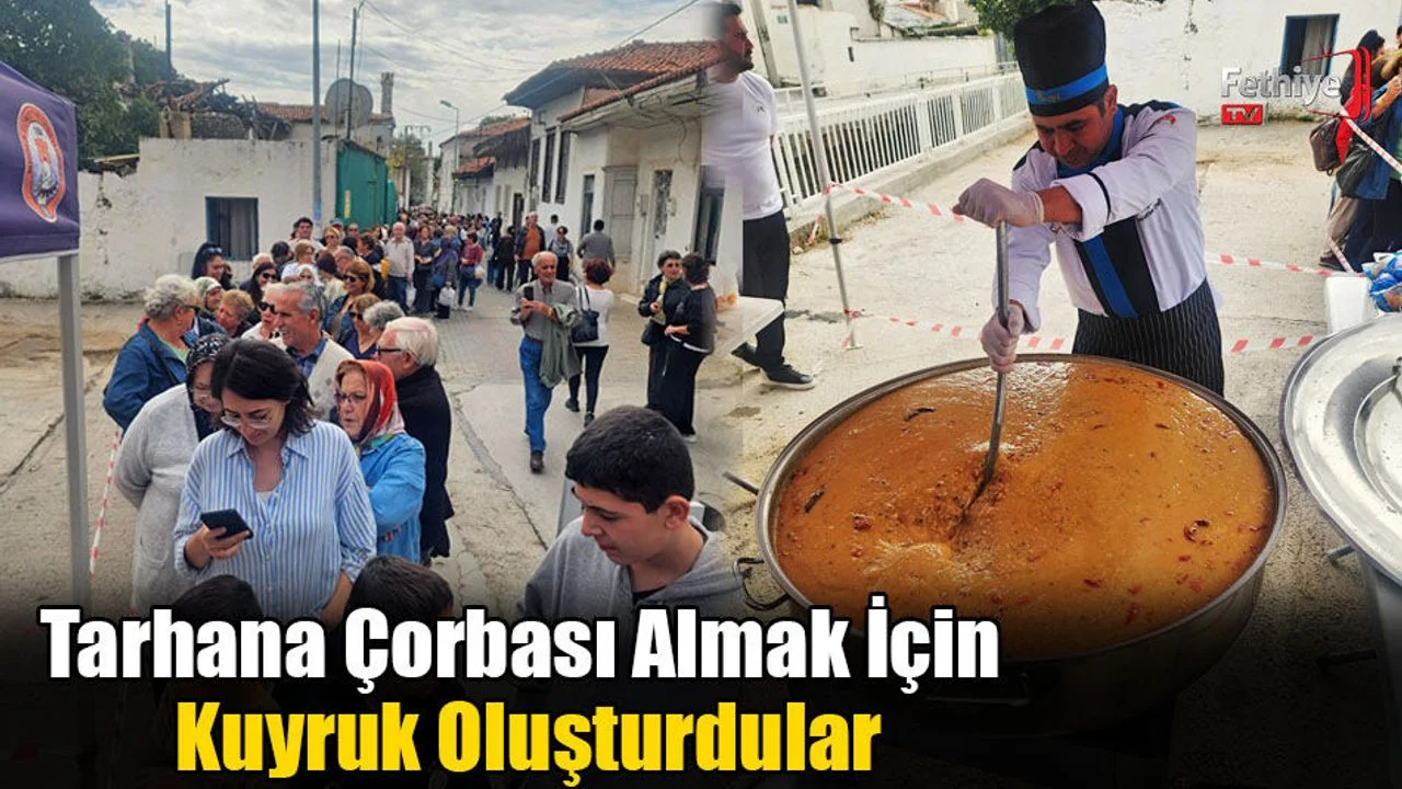 Muğla Tarhana Çorbası Almak İçin Kuyruk Oluşturdular