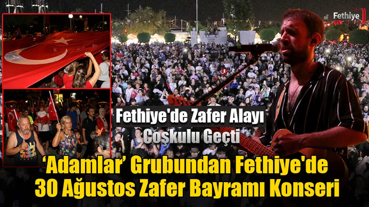 Fethiye'de Zafer Alayı Coşkulu Geçti