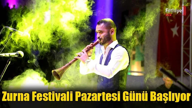 Zurna Festivali Pazartesi Günü Başlıyor