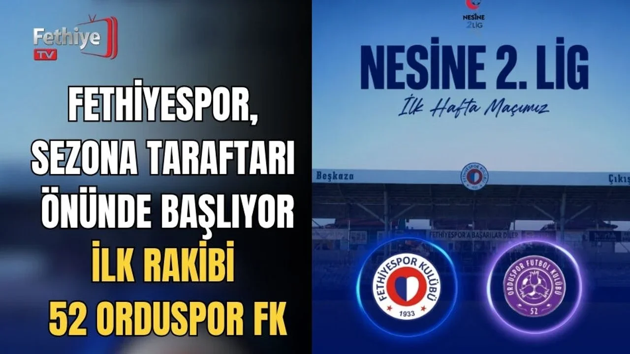 Fethiyespor, Sezona Taraftarı Önünde Başlıyor