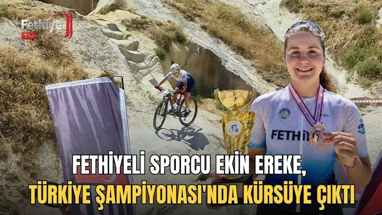 Fethiyeli Sporcu Ekin Ereke, Türkiye Şampiyonası'nda Kürsüye Çıktı