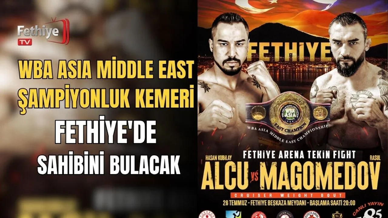 WBA ASIA Middle East Şampiyonluk Kemeri Fethiye'de Sahibini Bulacak